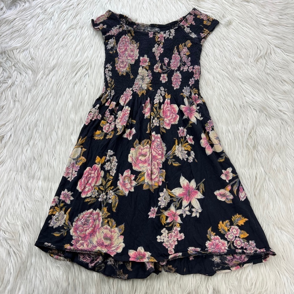 Billabong‎ Women's Smocked Upper Mini Dress